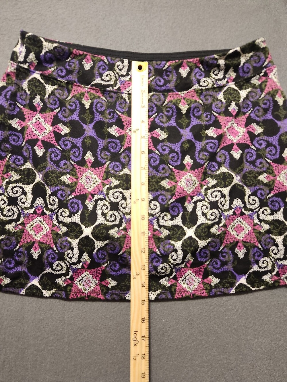 Tranquility Skort Women Size Large Multicolor Activewear Geometric Stretch - Picture 4 of 8